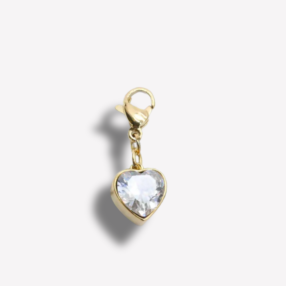 Charm Coeur Strass  | Gaou Bijoux