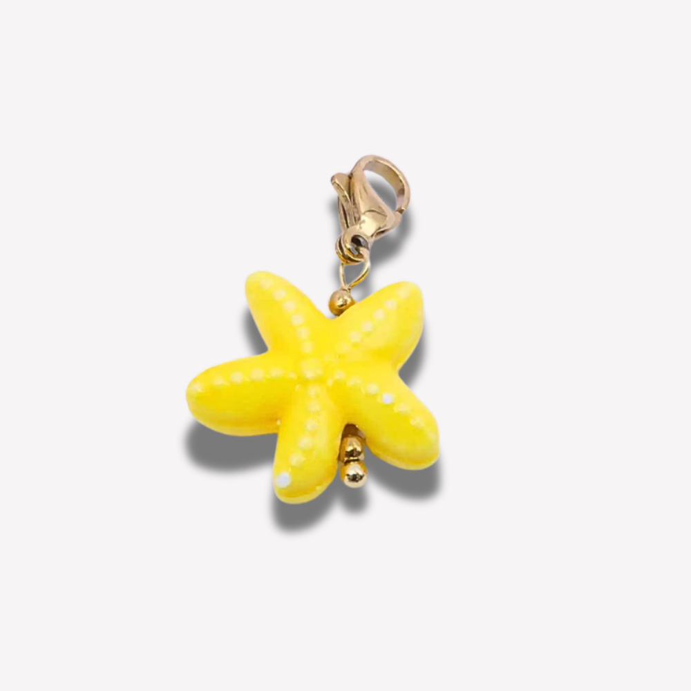 Charm Étoile de Mer Jaune  | Gaou Bijoux
