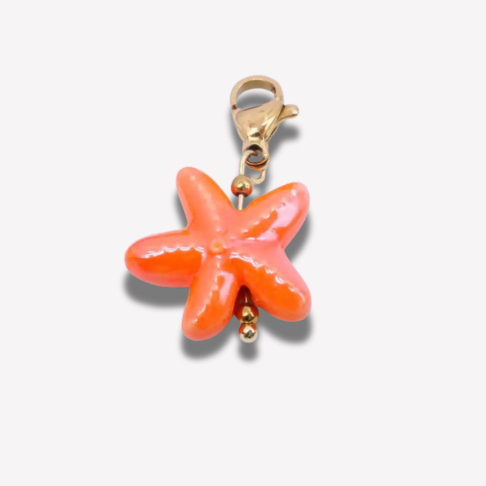 Charm Étoile de Mer Corail  | Gaou Bijoux