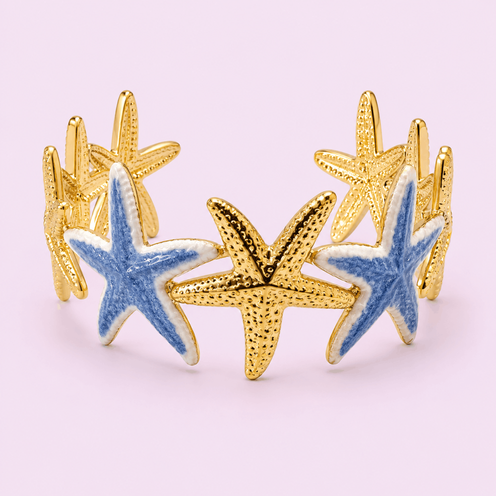 Manchette Étoile de Mer Ajustable | Gaou Bijoux