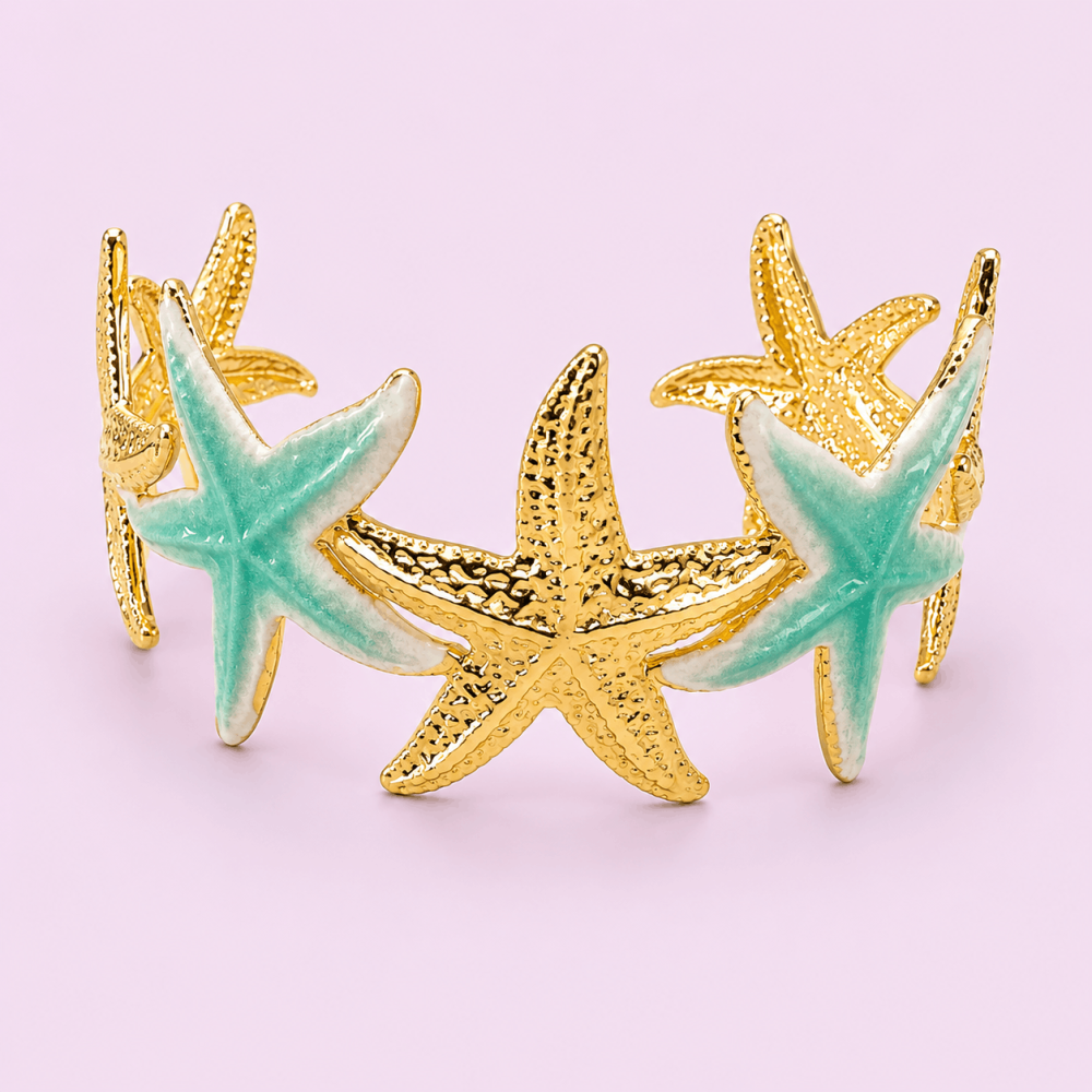 Manchette Étoile de Mer Ajustable | Gaou Bijoux