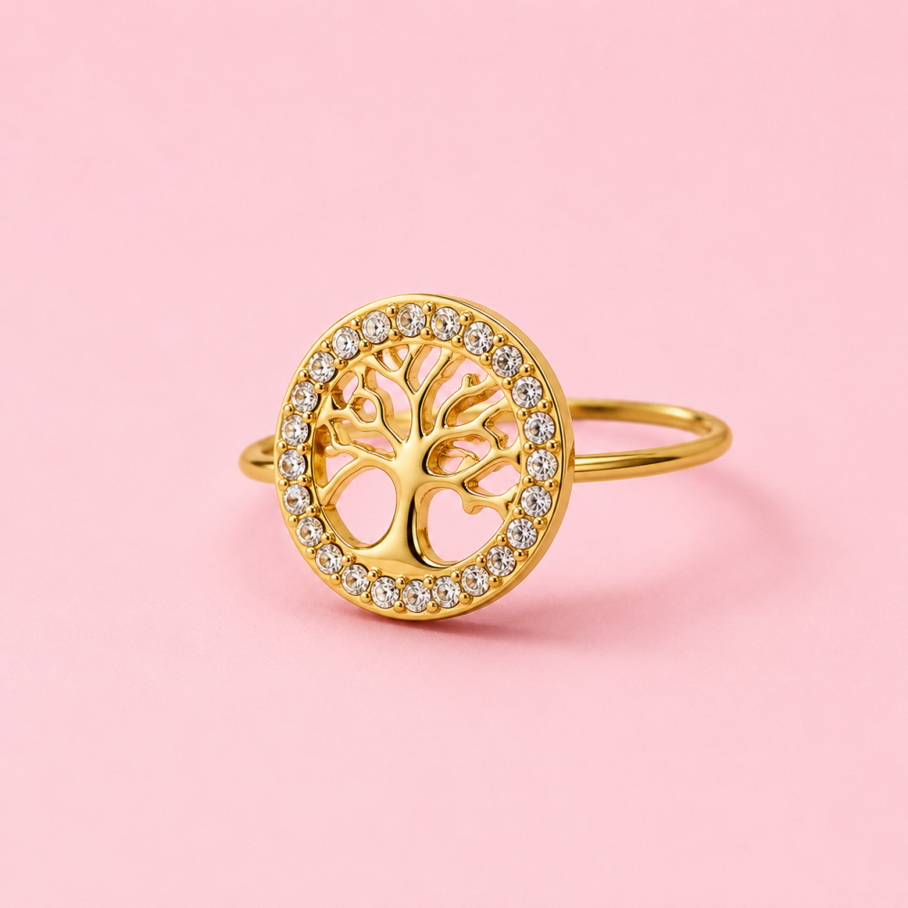 Bague Arbre de Vie | bijoux acier inoxydable | Gaou Bijoux