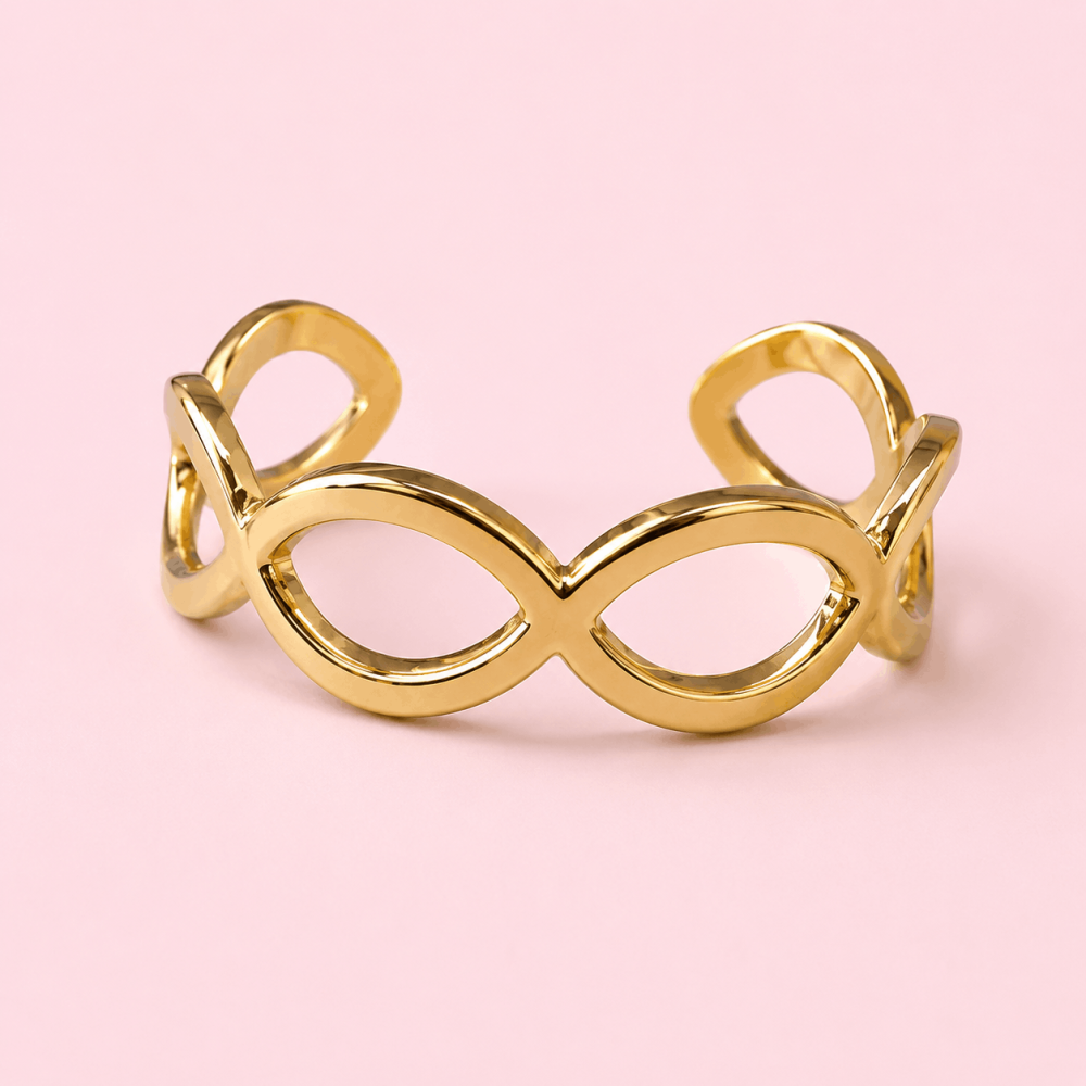 Bague maillons ovales réglable en acier inoxydable | Gaou Bijoux