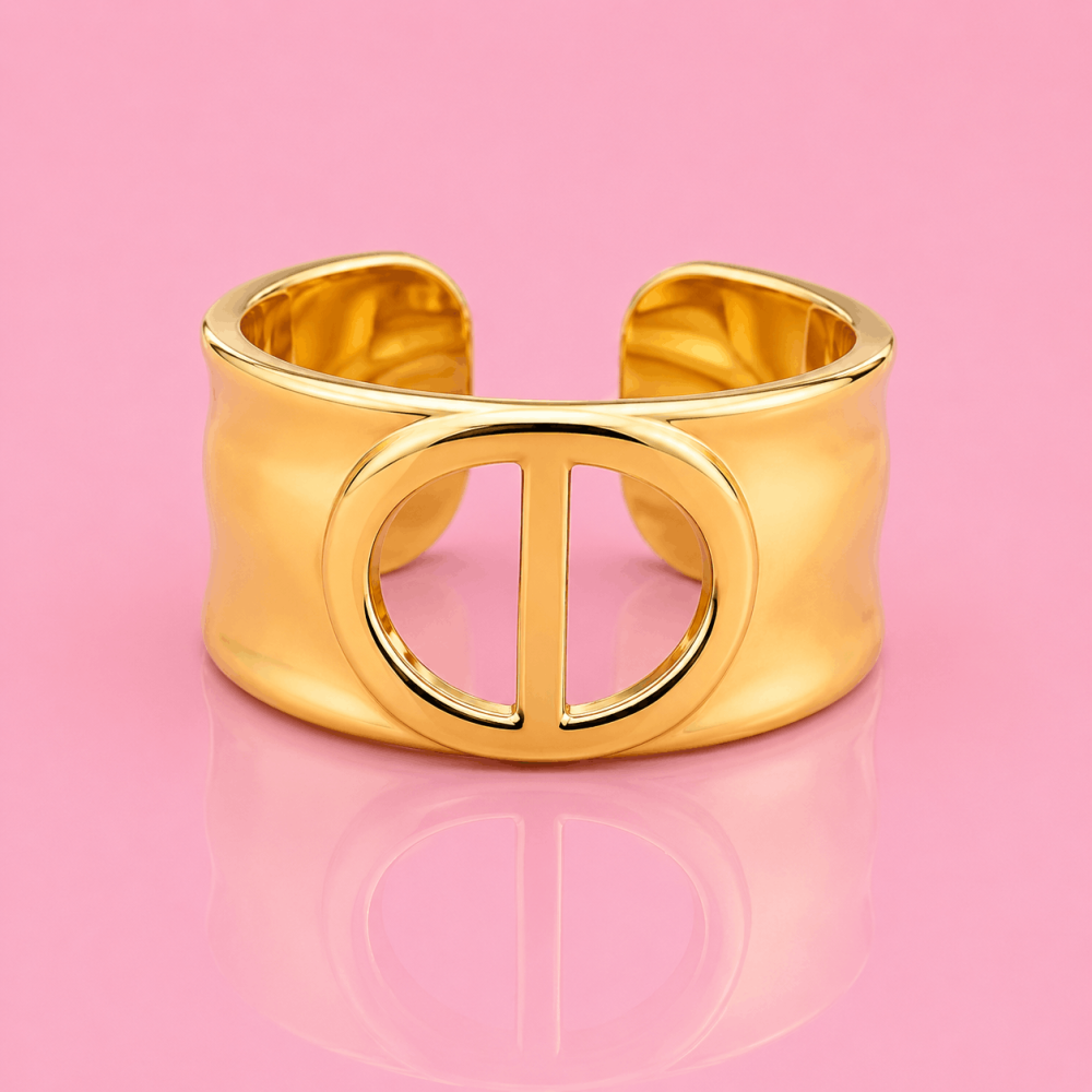 Bague maille marine réglable acier inoxydable | Gaou Bijoux