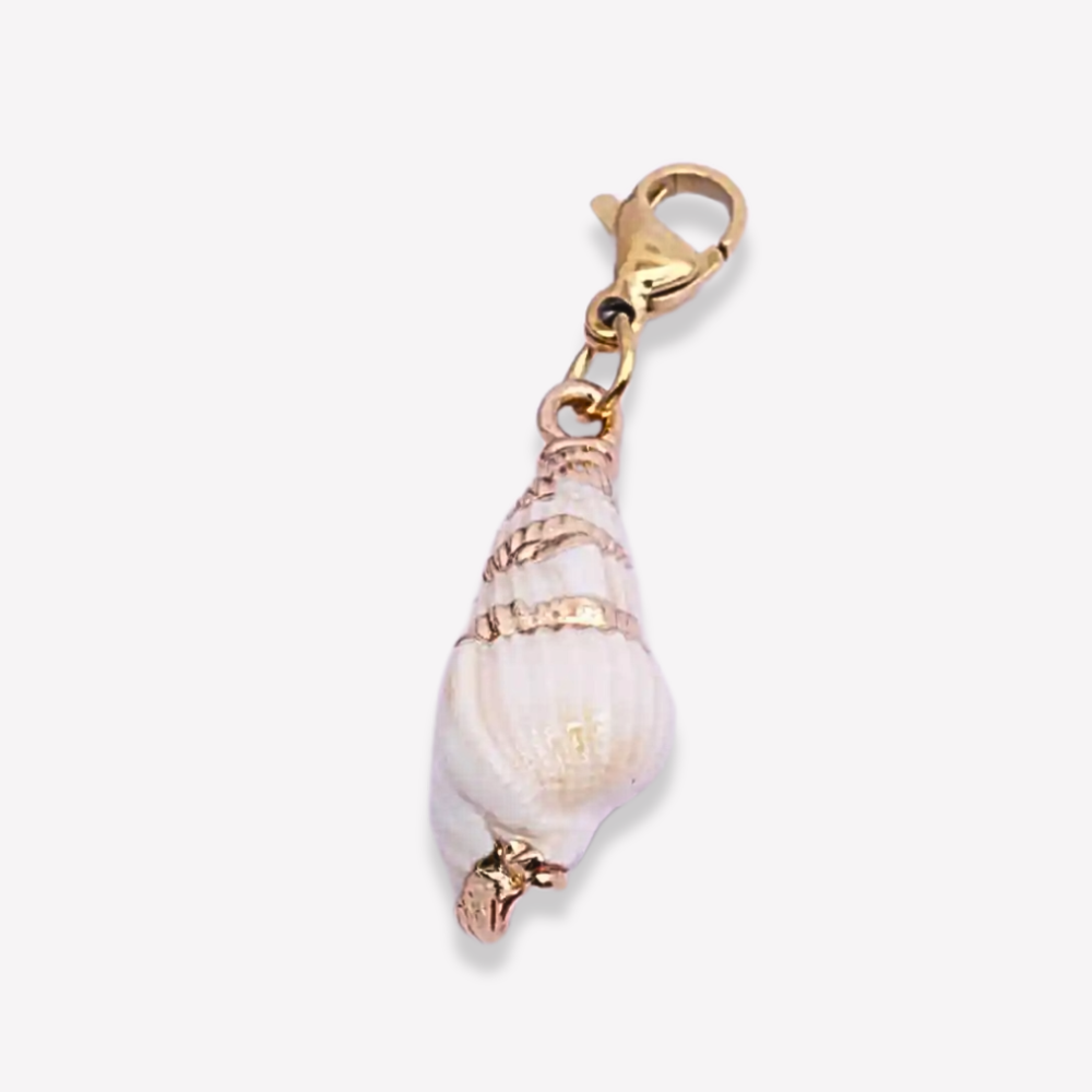 Charm Coquillage blanc  | Gaou Bijoux