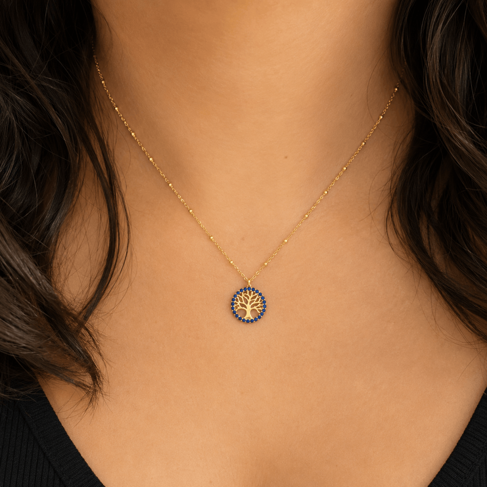 Collier Arbre de Vie Acier Inoxydable | Gaou Bijoux