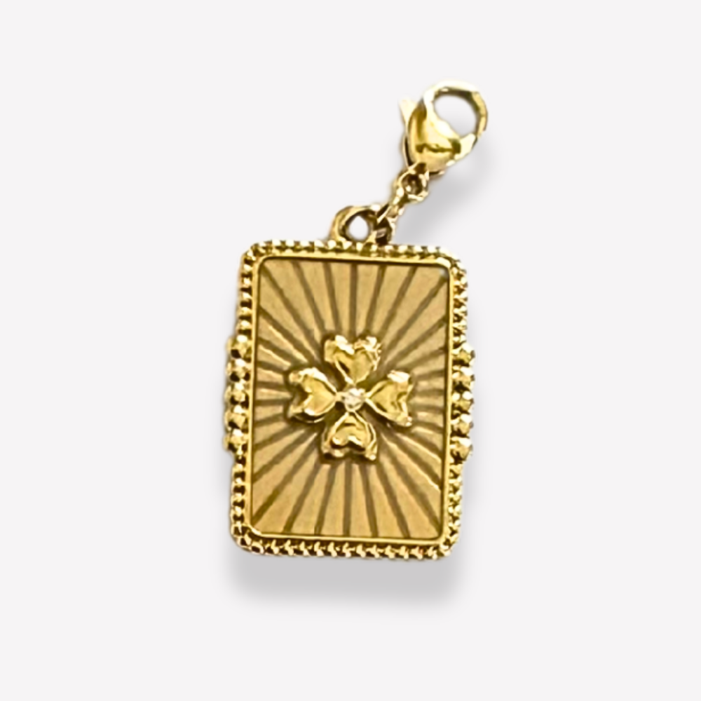 Charm Médaillon Trèfle  | Gaou Bijoux