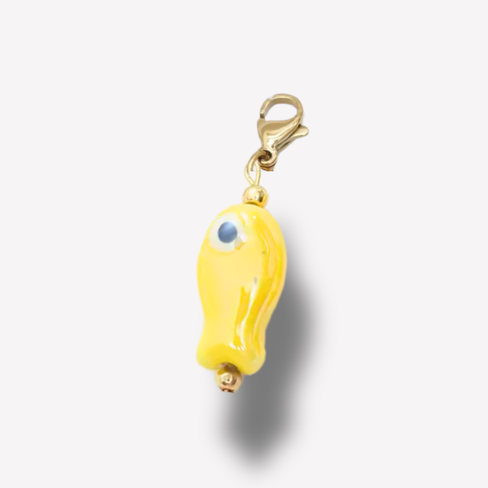 Charm Poisson Jaune  | Gaou Bijoux