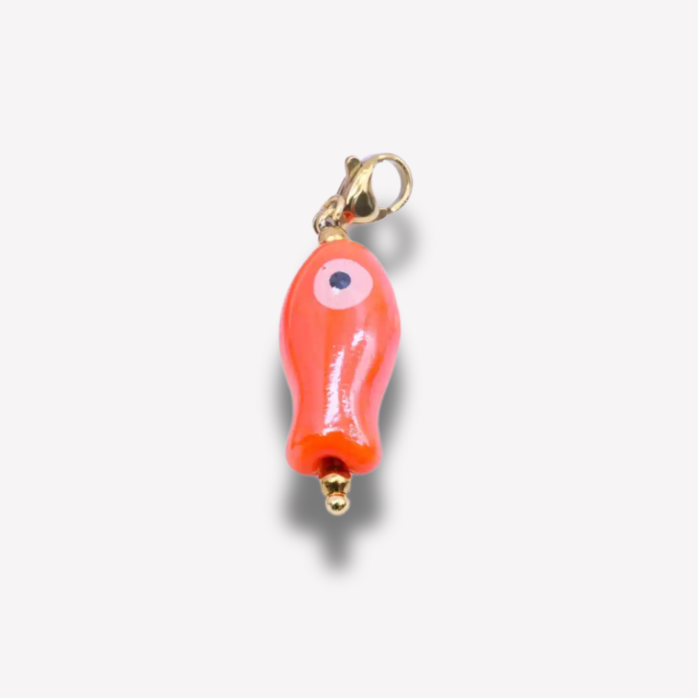 Charm Poisson Orange  | Gaou Bijoux