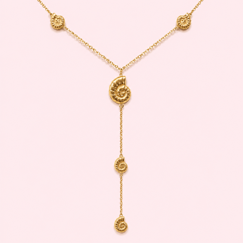 Sautoir Y Nautile Marin Acier Inoxydable | Gaou Bijoux