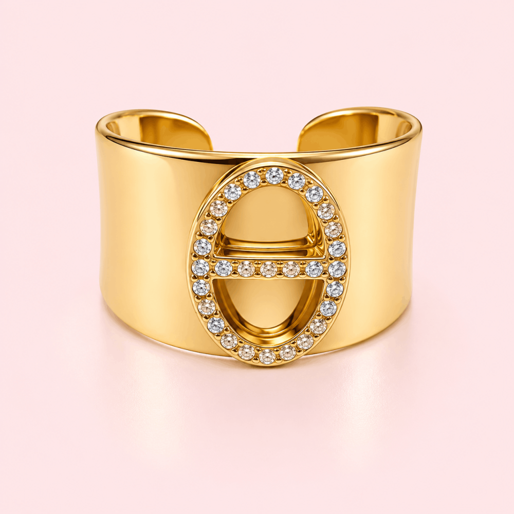 Bague Maille Marine ajustable acier inoxydable | Gaou Bijoux