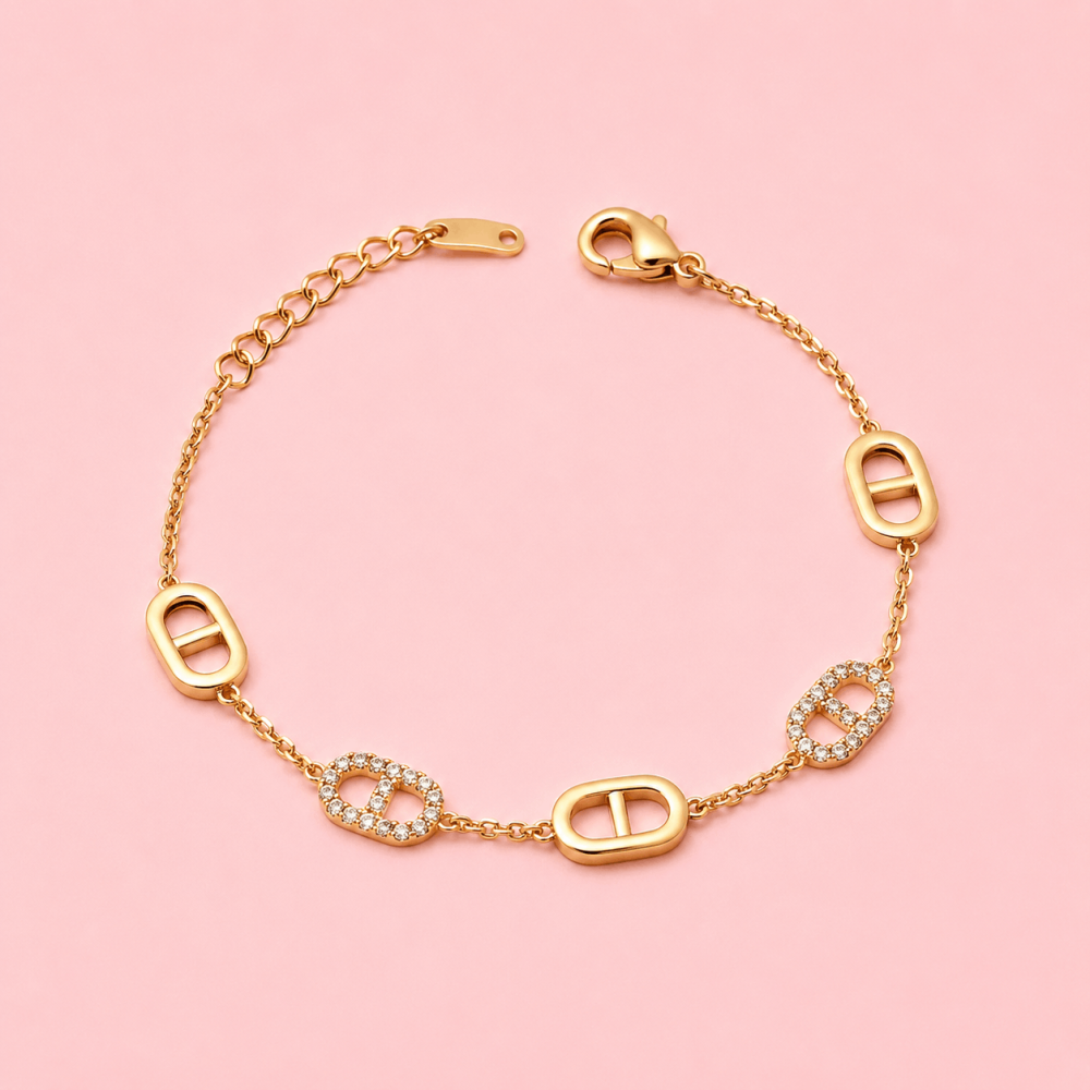 Bracelet Maille Marine acier inoxydable | Gaou Bijoux
