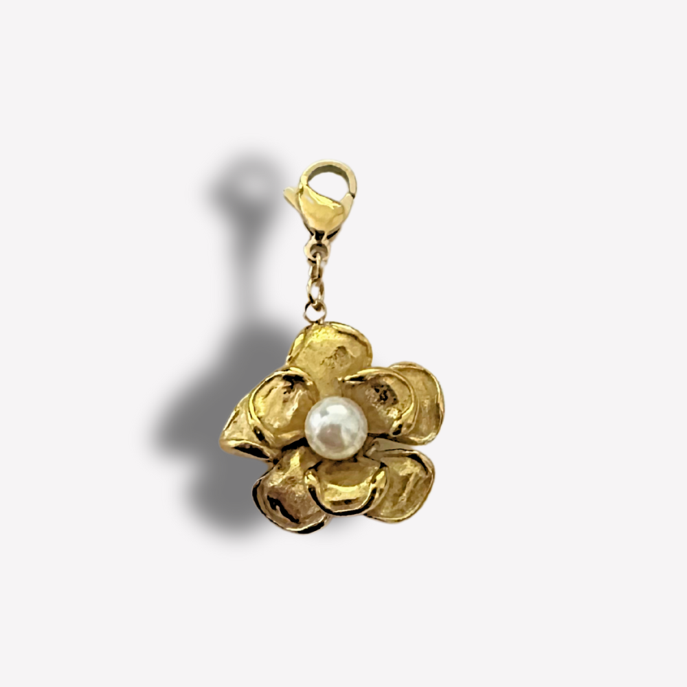 Charm Fleurs & Perle  | Gaou Bijoux