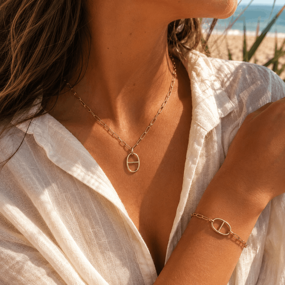 Parure Maille Marine acier inoxydable | Gaou Bijoux