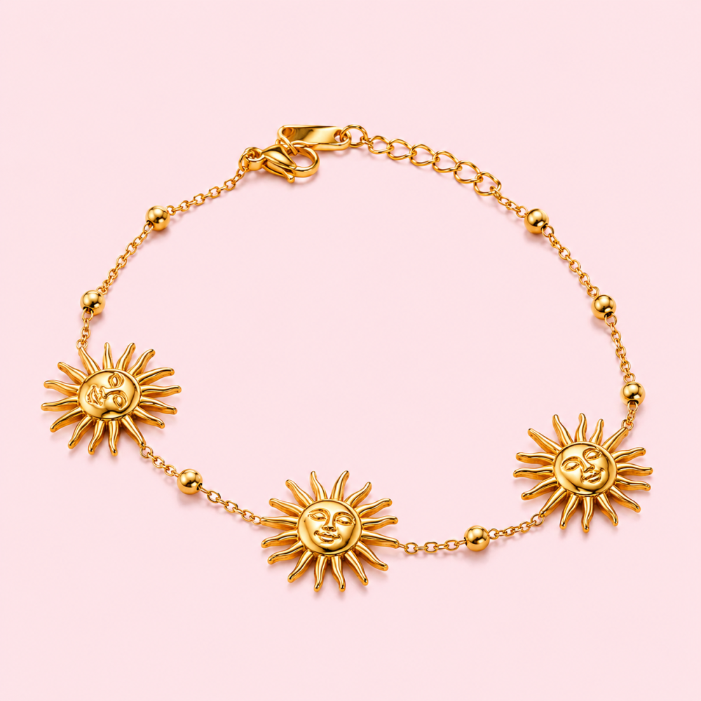Parure Soleil acier inoxydable | Gaou Bijoux