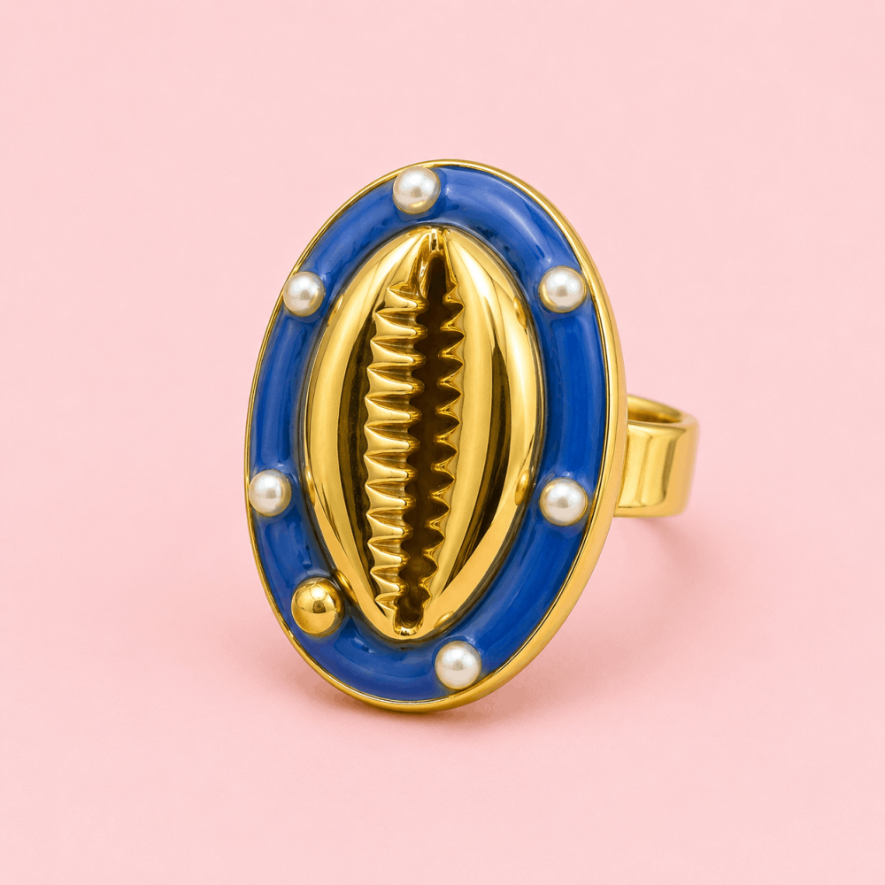 Bague Coquillage Cauri Réglable | Gaou Bijoux