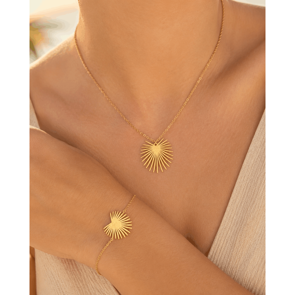 Parure Soleil acier inoxydable | Gaou Bijoux