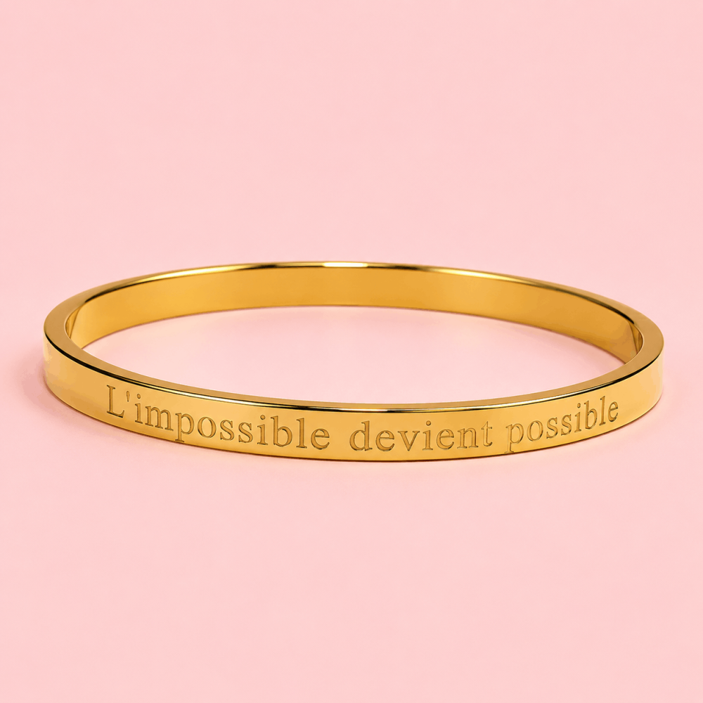 Jonc L'impossible devient possible | Gaou Bijoux