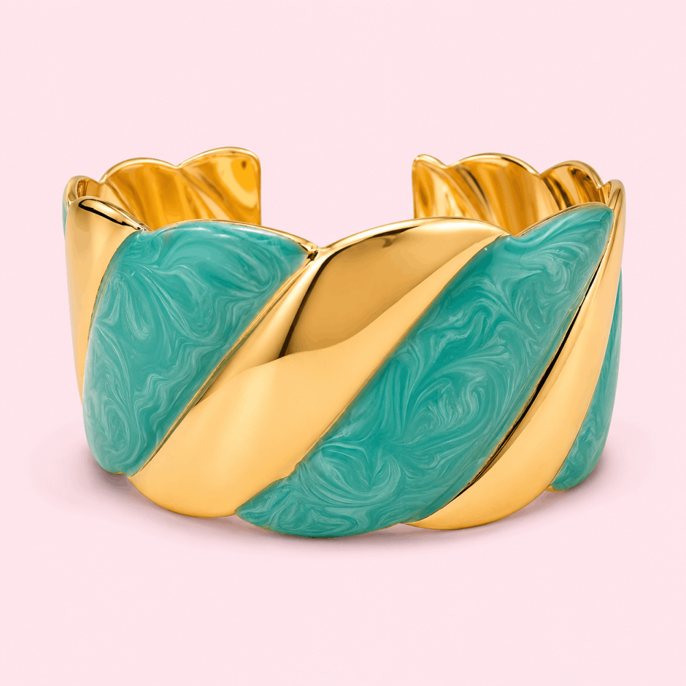 Jonc torsadé en acier inoxydable | Gaou Bijoux