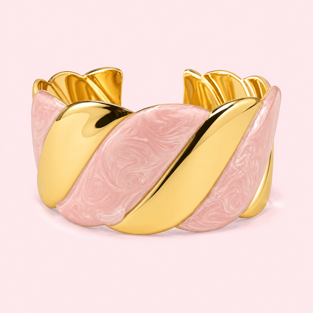 Jonc torsadé en acier inoxydable | Gaou Bijoux