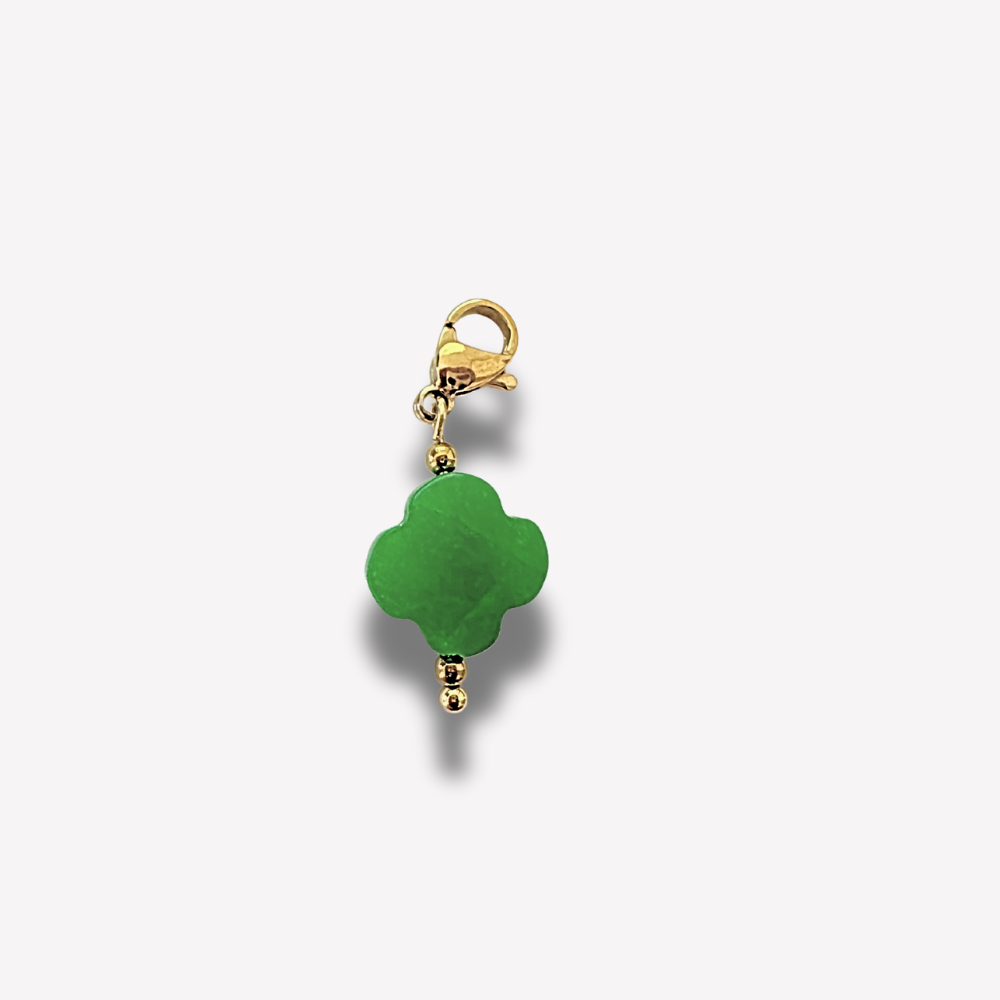 Charm Trèfle Vert  | Gaou Bijoux