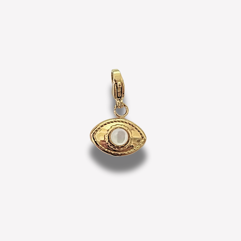 Charm Œil Protecteur Blanc  | Gaou Bijoux