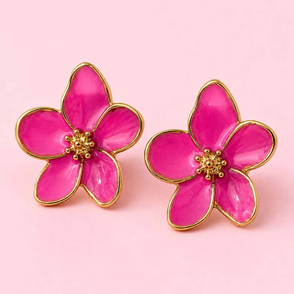 Boucles d'Oreilles Étoile de Mer & Perles | Gaou Bijoux