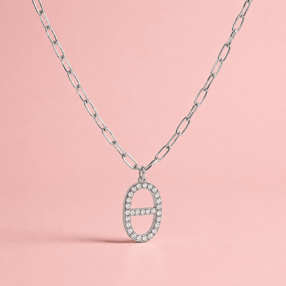 Parure Maille Marine Strass en Acier Inoxydable | Gaou Bijoux