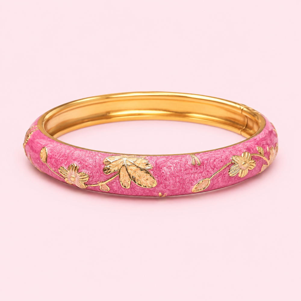 Jonc Thaïlandais Lena 15 en Laiton Émaillé | Gaou Bijoux