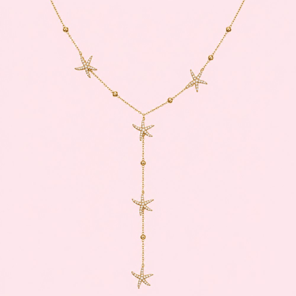 Collier Y Étoile de Mer Stella Doré | Gaou Bijoux