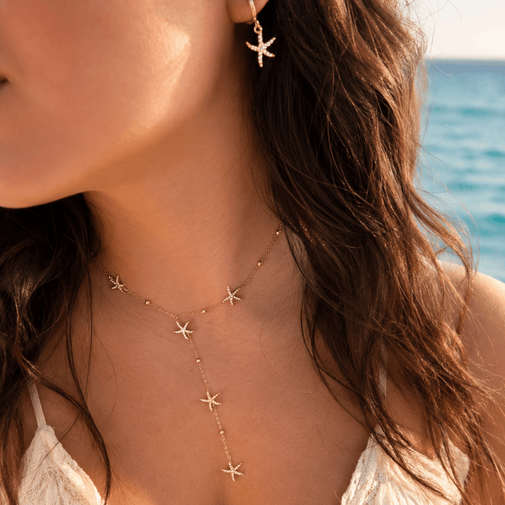Collier Y Étoile de Mer Stella Doré | Gaou Bijoux
