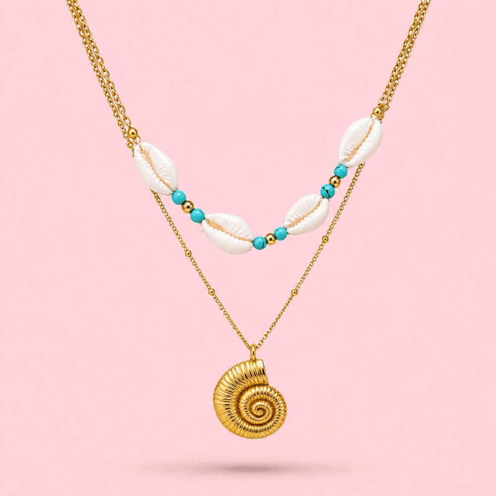 Collier Multirang Cauri & Coquillage | Gaou Bijoux