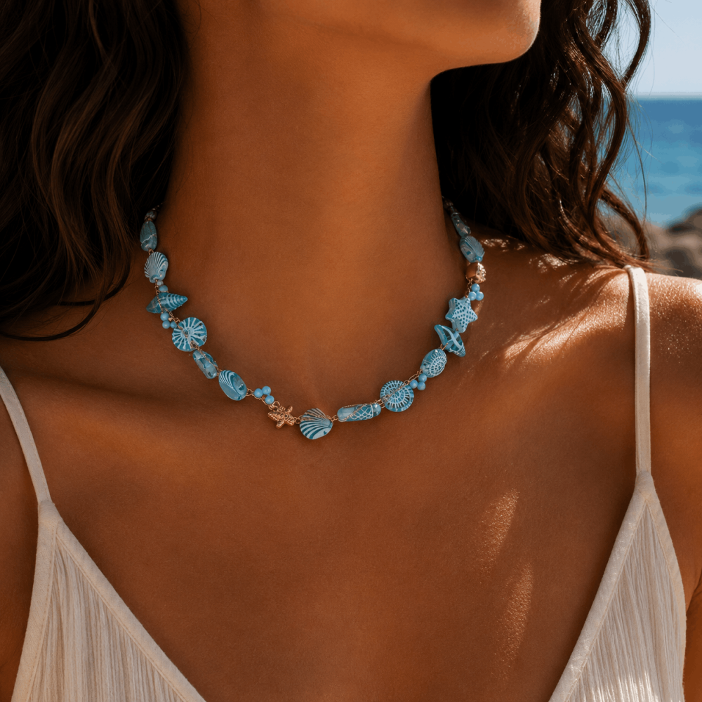 Collier Trésors Marins en Acier | Gaou Bijoux