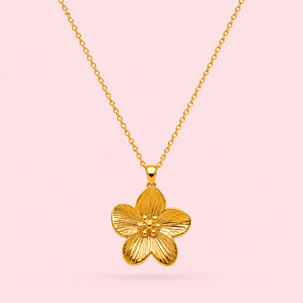 Parure Fleur Élégance | Collier & Boucles – Gaou Bijoux