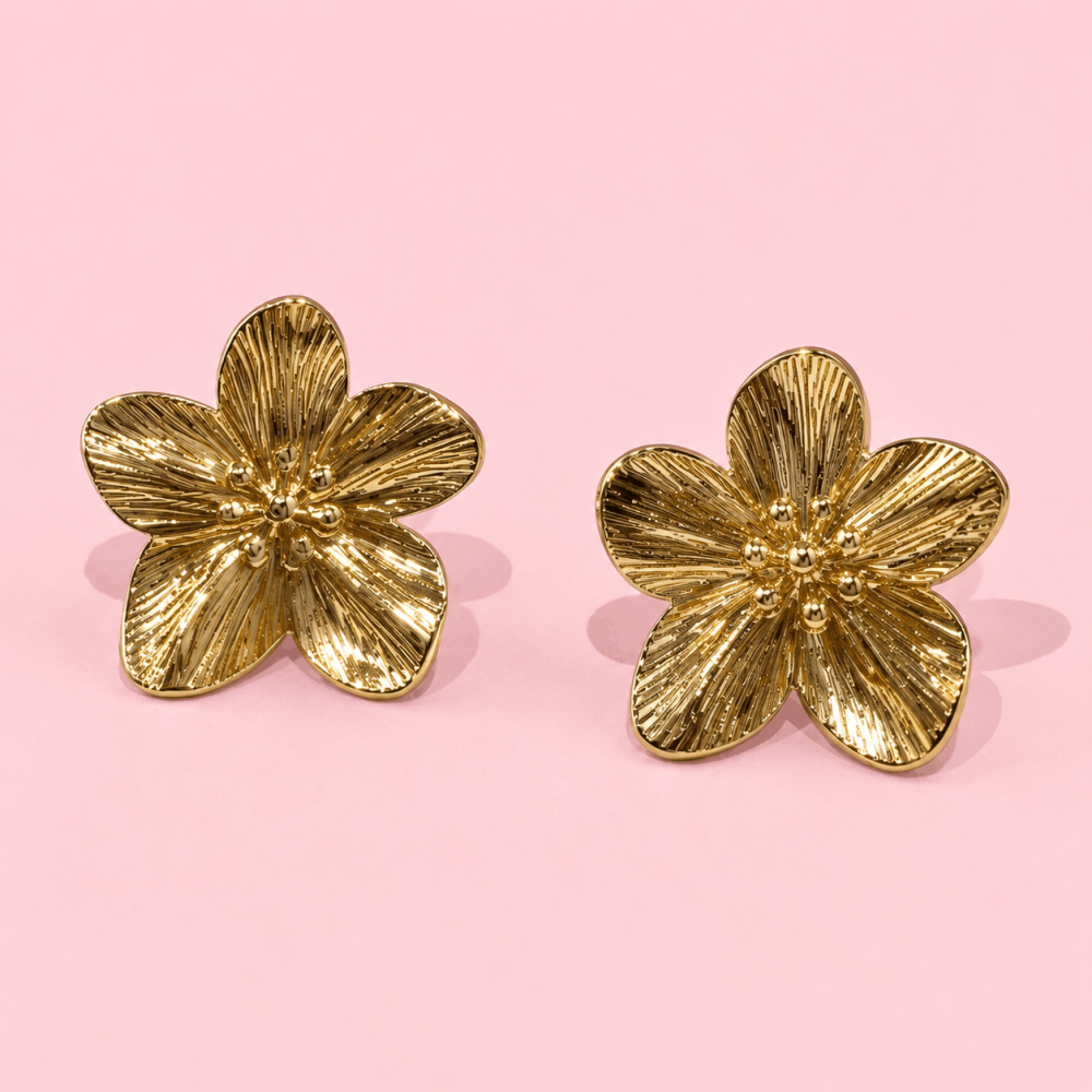 Parure Fleur Élégance | Collier & Boucles – Gaou Bijoux