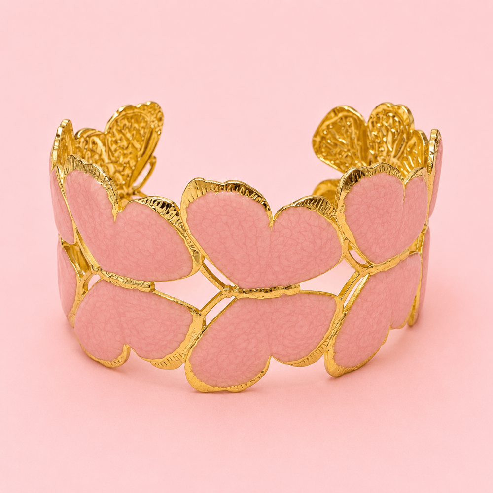 Jonc Manchette Papillon Dorée | Gaou Bijoux