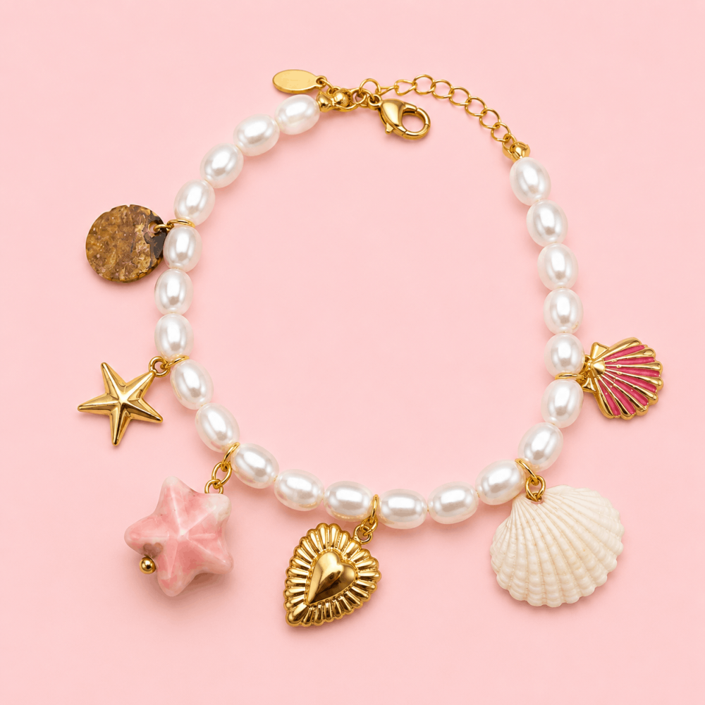 Bracelet Perles & Charms Marins | Gaou Bijoux