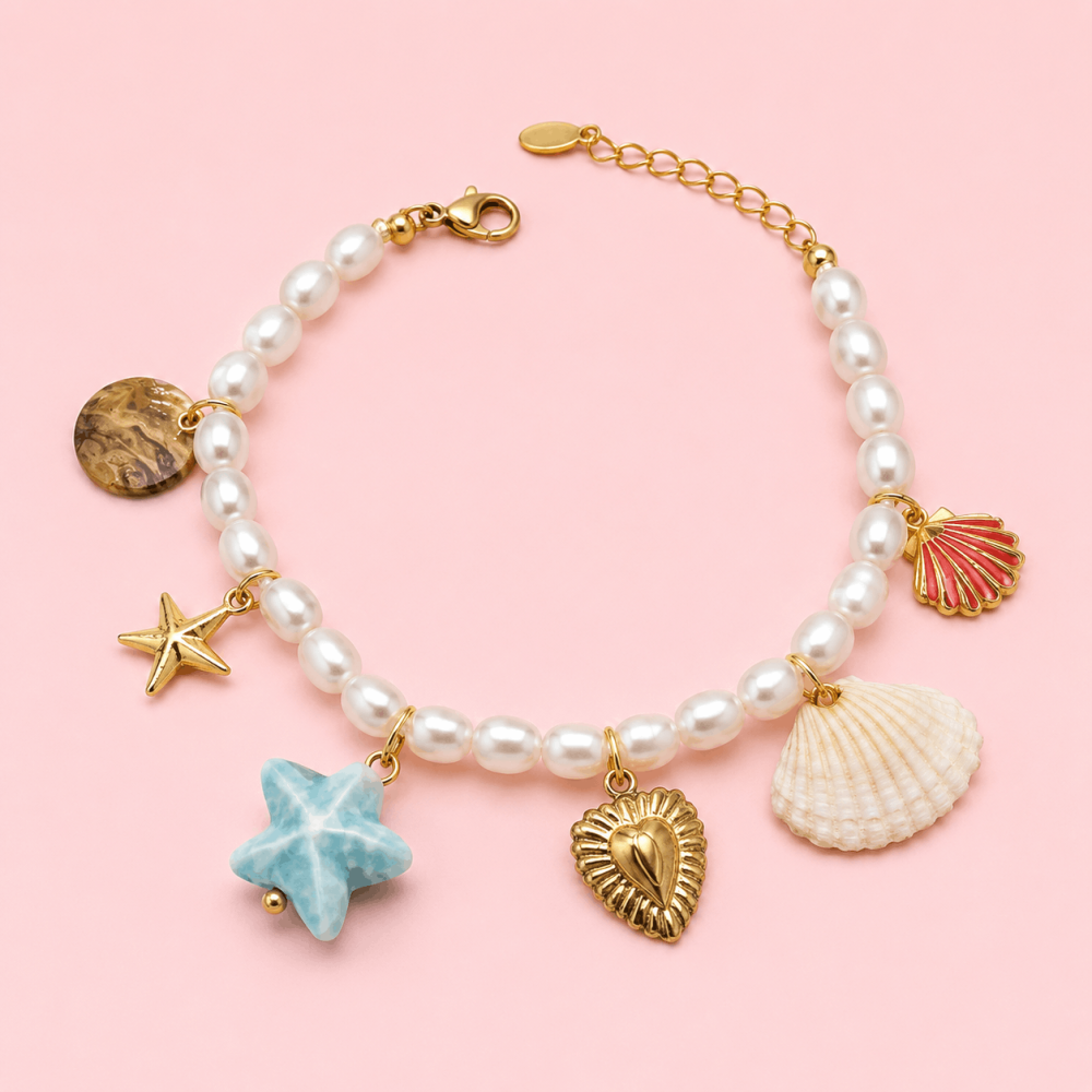 Bracelet Perles & Charms Marins | Gaou Bijoux