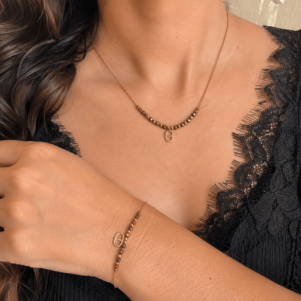 Parure Maille Marine Minimaliste | Collier & Bracelet – Gaou Bijoux