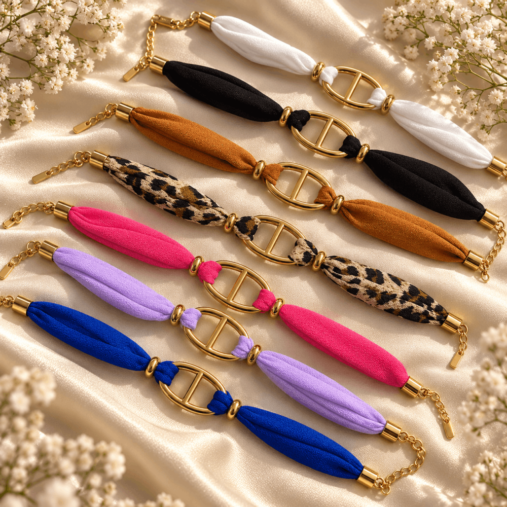 Bracelet foulard maille marine | Gaou Bijoux