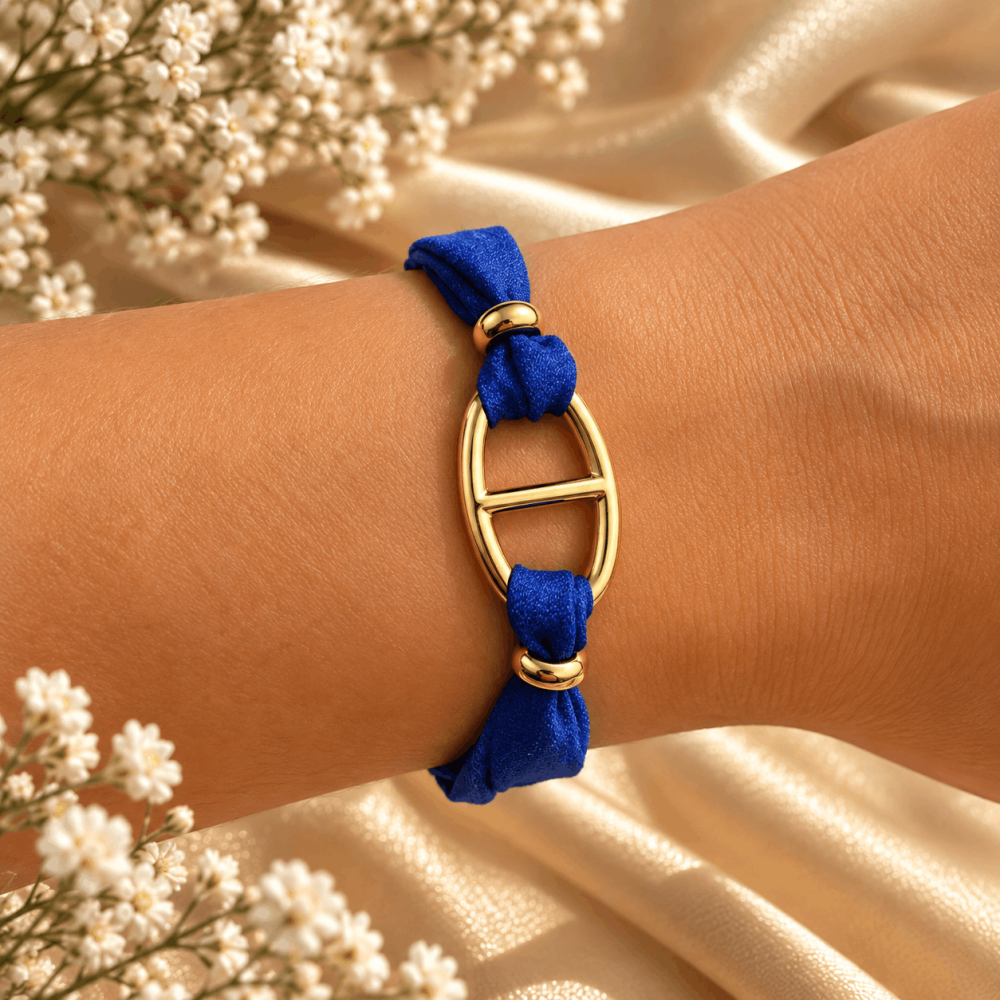 Bracelet foulard maille marine | Gaou Bijoux