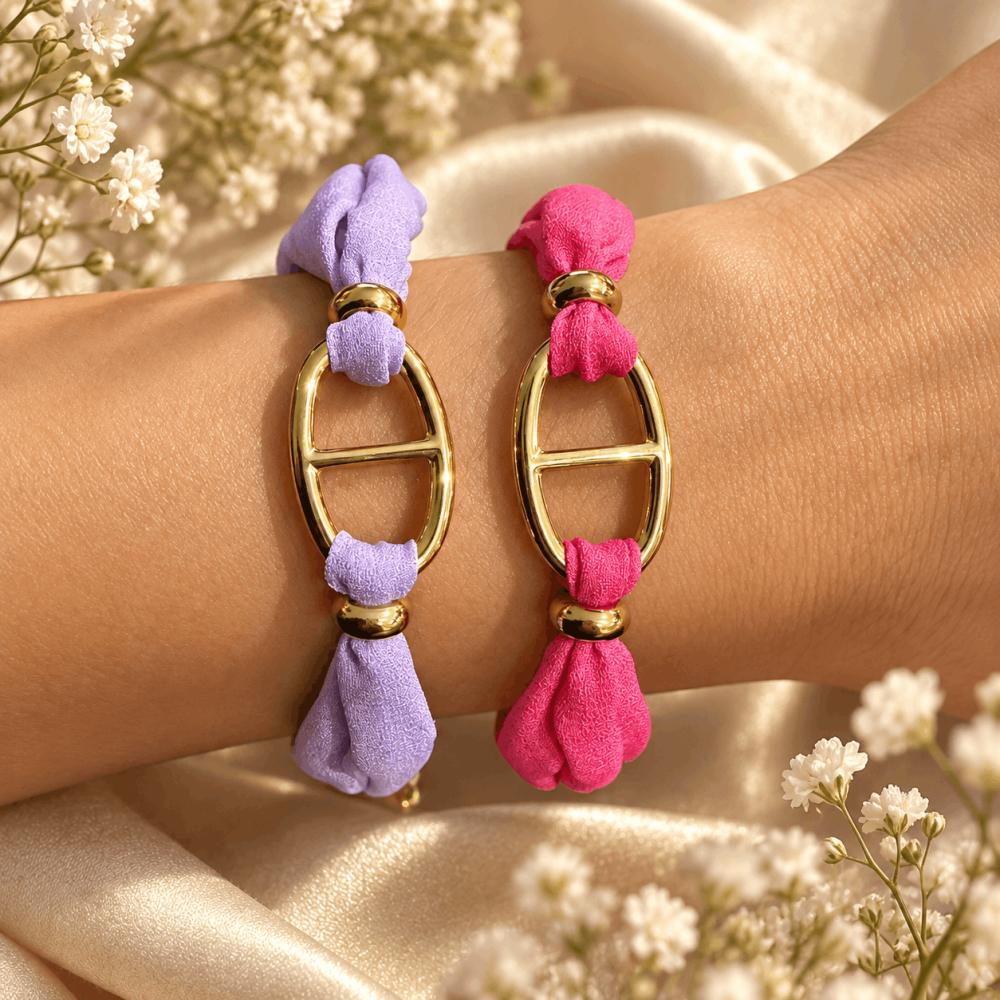 Bracelet foulard maille marine | Gaou Bijoux