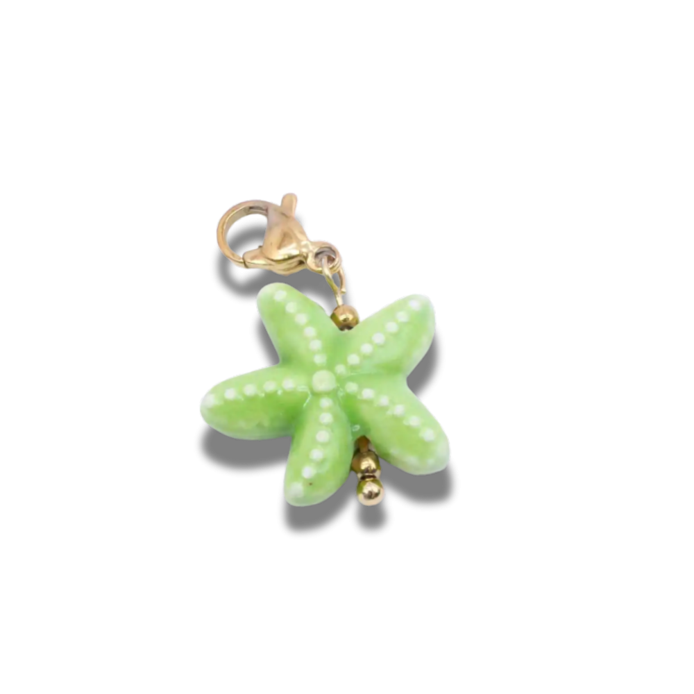 Charm Étoile de Mer Verte  | Gaou Bijoux