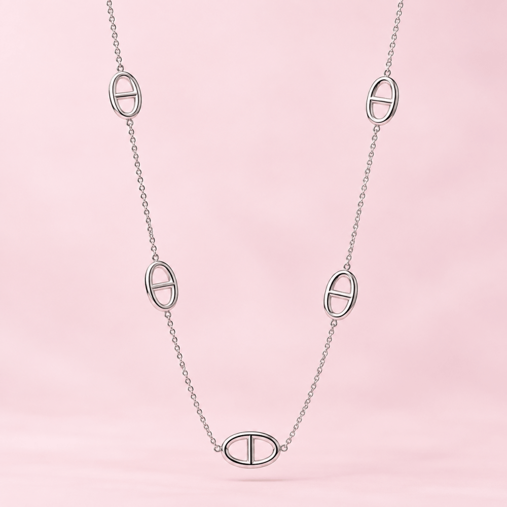 Sautoir maille marine chaîne fine | Gaou Bijoux