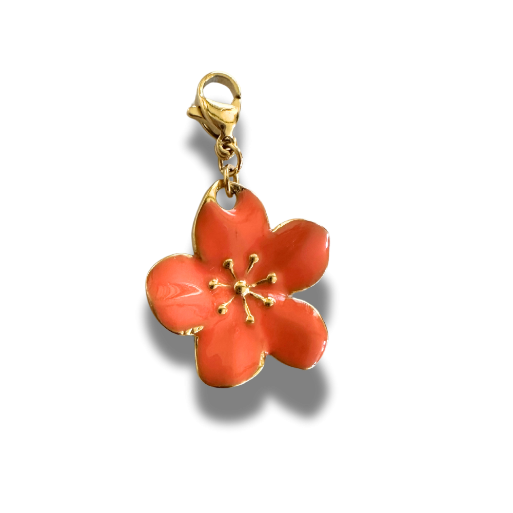 Charm Fleur Corail
