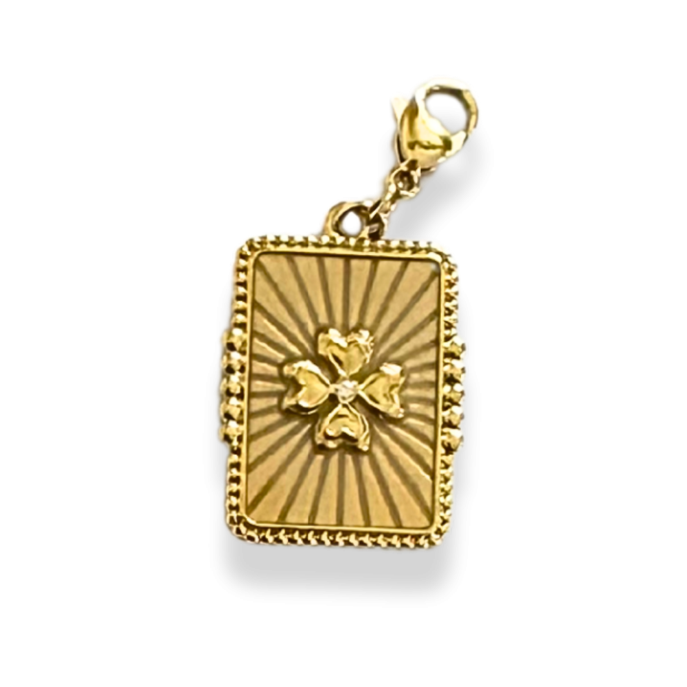 Charm Médaillon Trèfle  | Gaou Bijoux
