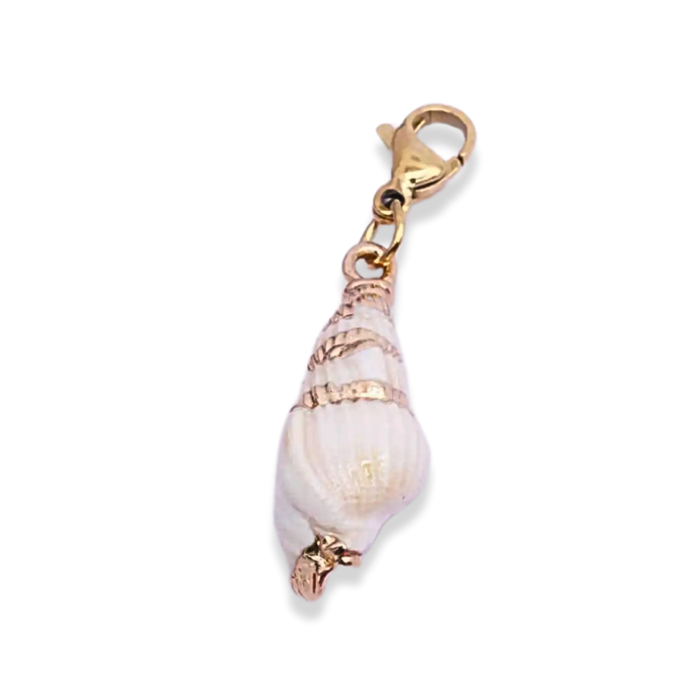Charm Coquillage blanc