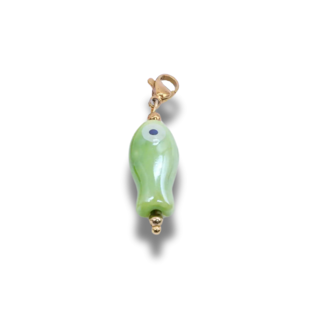 Charm Poisson Vert  | Gaou Bijoux