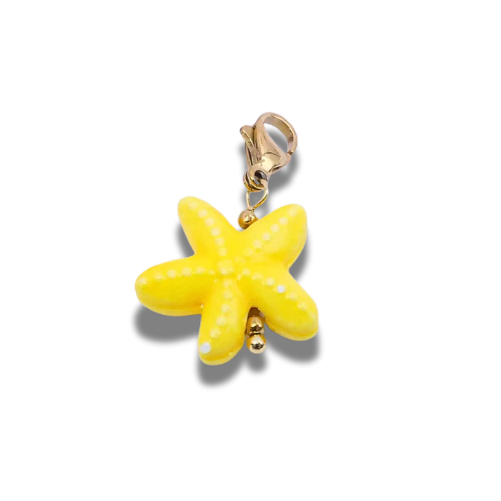 Charm Étoile de Mer Jaune