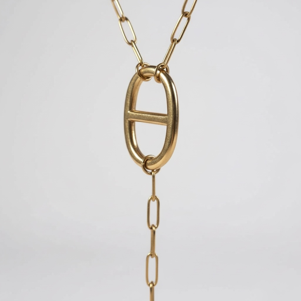 Collier maille marine en acier inoxydable – Élégance intemporelle et style a | Paris Fashion Shops